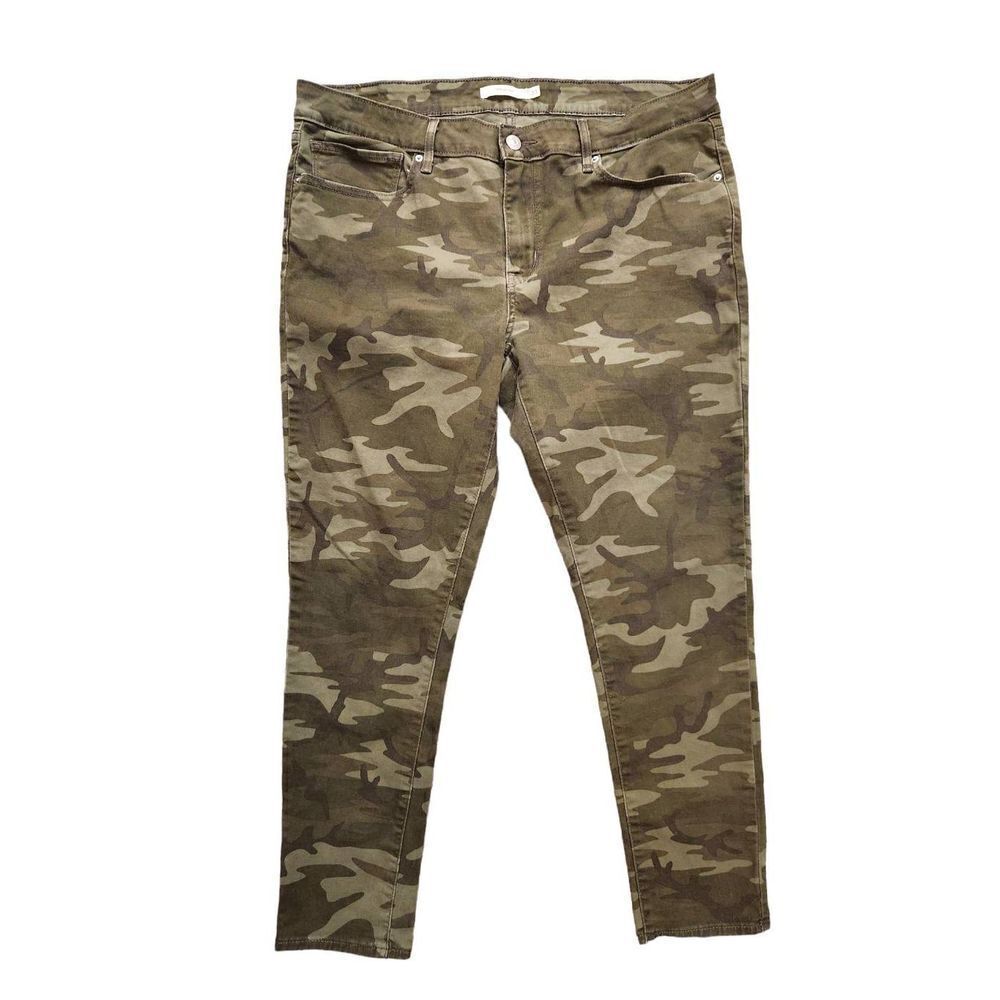 Levis camouflage 711 skinny womens jeans (33x26.5 tag *) stretch blend